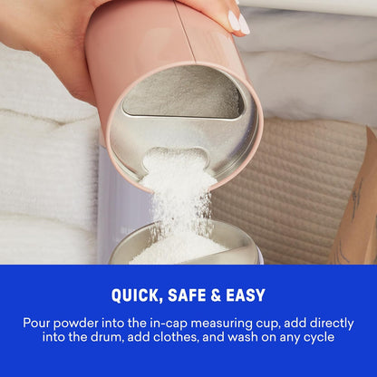 Oxi Laundry Booster Powder with Tin, Starter Set, Spring Bloom Scent, 25 Loads, 17.6 Oz, Plastic-Free, Eco Friendly, Oxy Cleaner, Stain Remover