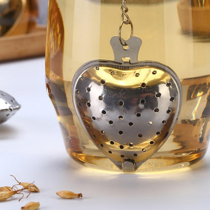 2Pcs Tea Strainers for Loose Tea Spoon - Heart Tea Steeper Tea Filter Fine Mesh Strainer Stainless Steel Tea Diffuser Tea Infuser Spoon - Loose Tea Steeper Tea Infuser