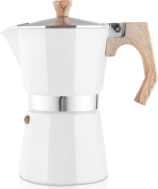 Stovetop Espresso Maker Aluminum Moka Pot 6 Cups Cuban Coffee Maker Stovetop Coffee Maker Moka Italian Espresso