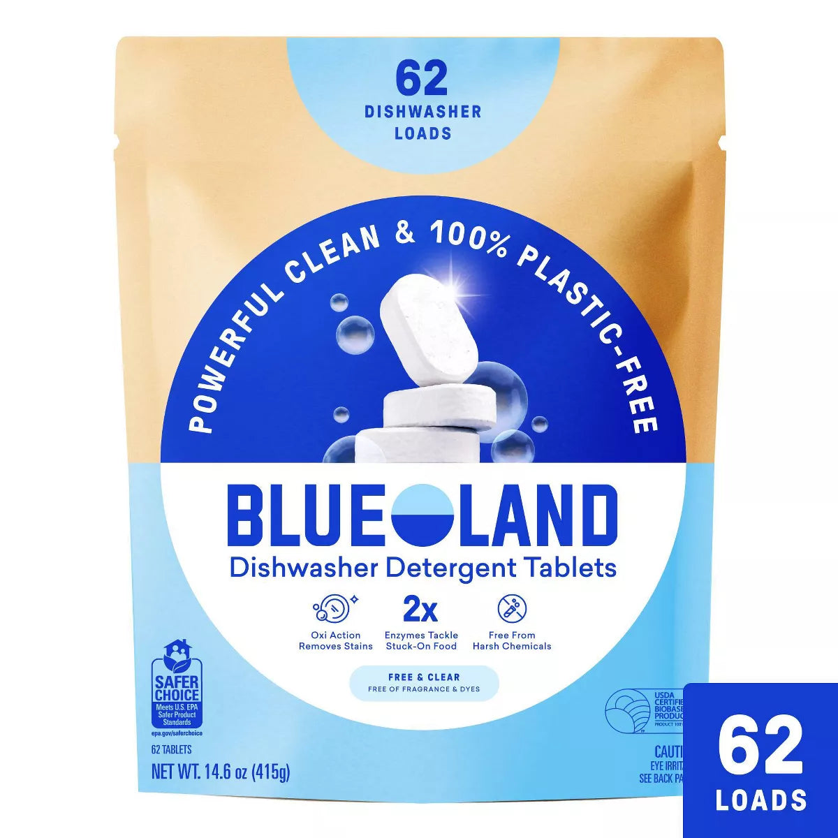 Blueland Dishwasher Detergent Tablets