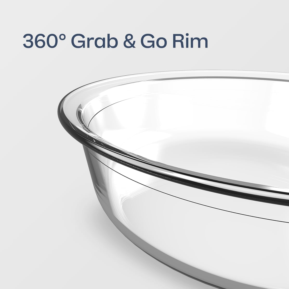 Voila Glass Square Food Storage – Baking Dish, 1.7 Qt / 1.6 L