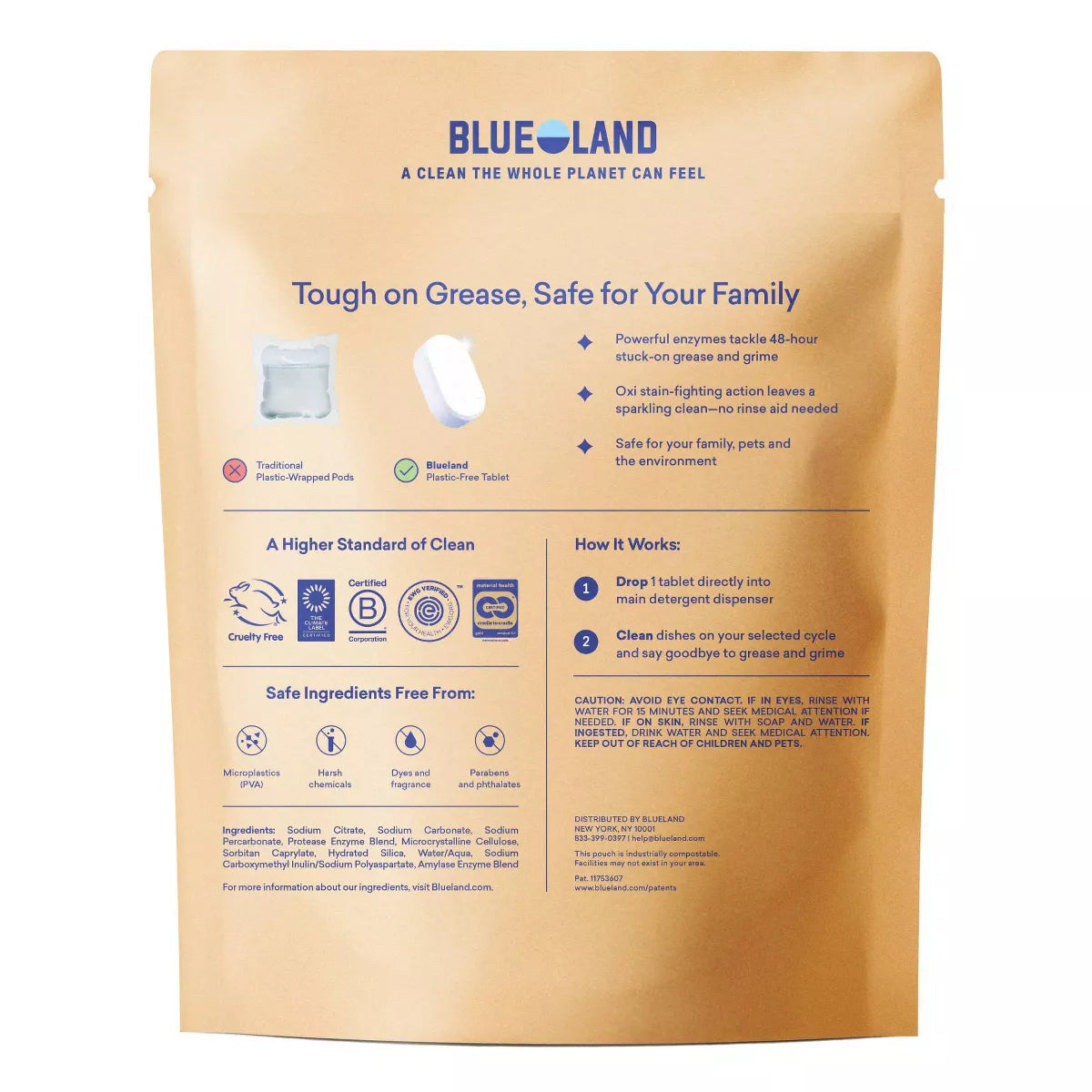 Blueland Dishwasher Detergent Tablets
