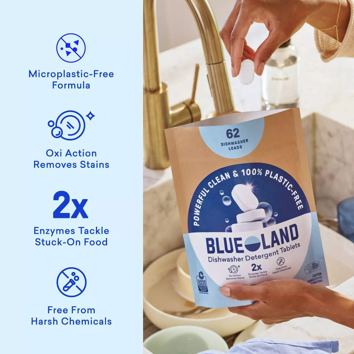 Blueland Dishwasher Detergent Tablets