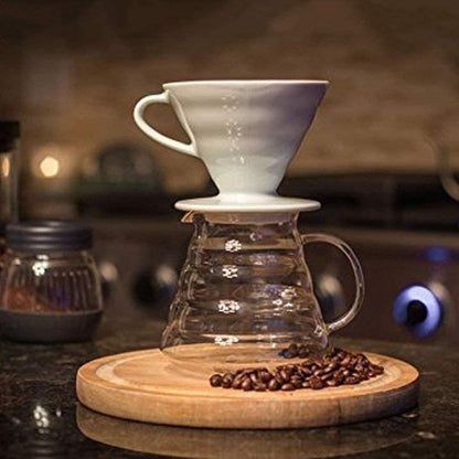 800Ml Clear Glass Range Coffee Server,Standard Glass Coffee Carafe, Coffee Pot