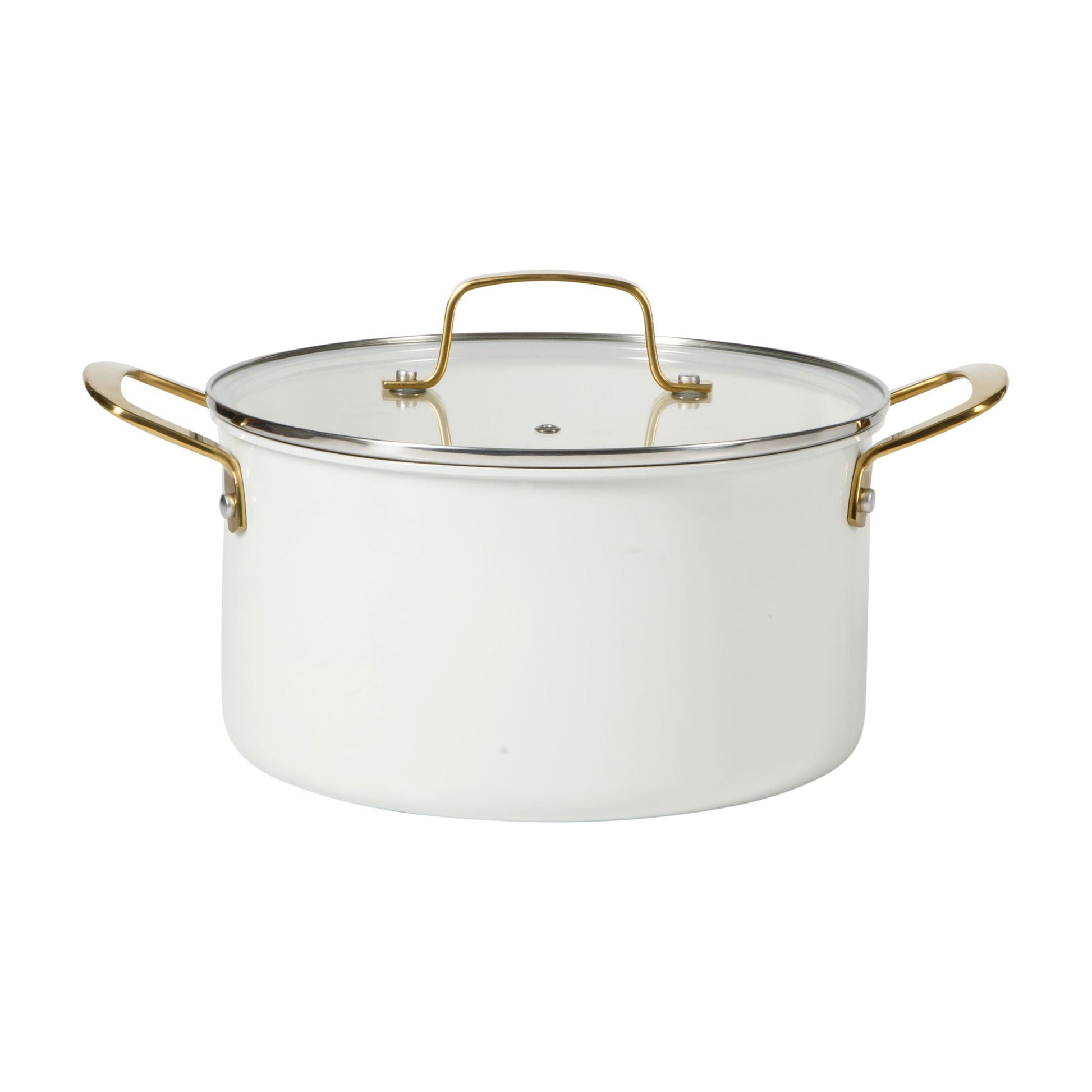 Everyday Emmie 10-Piece Non-Stick Aluminum Cookware Set, Cooking Pots and Pans Set, Linen