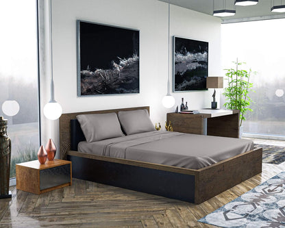 California King Sheet Sets - 100% Pure Viscose Derived from Bamboo Sheets California King Size - Super Soft Viscose Cooling Sheets for Hot Sleepers - up to 16’’ Deep Pocket (S Gray)