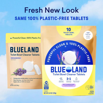 Blueland Wild Lavender Toilet Bowl Cleaning Tablets - 8.4Oz/10Ct: Paraben-Free, Hypoallergenic, Vegan